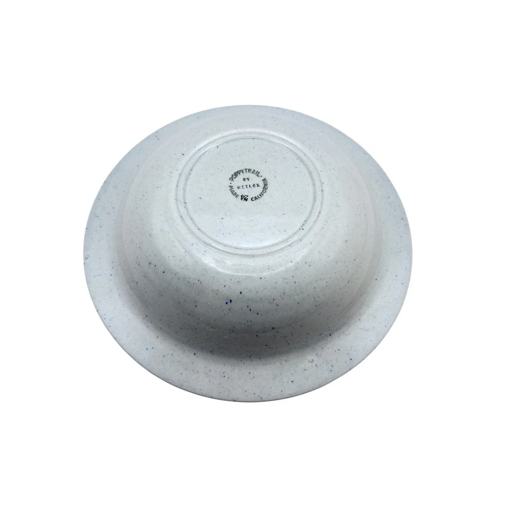 METLOX POPPYTRAIL Homestead Provincial Blue Round Serving Bowl 10